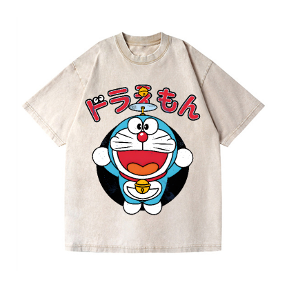 Doraemon Vintage Wash Japanese Design T-Shirt