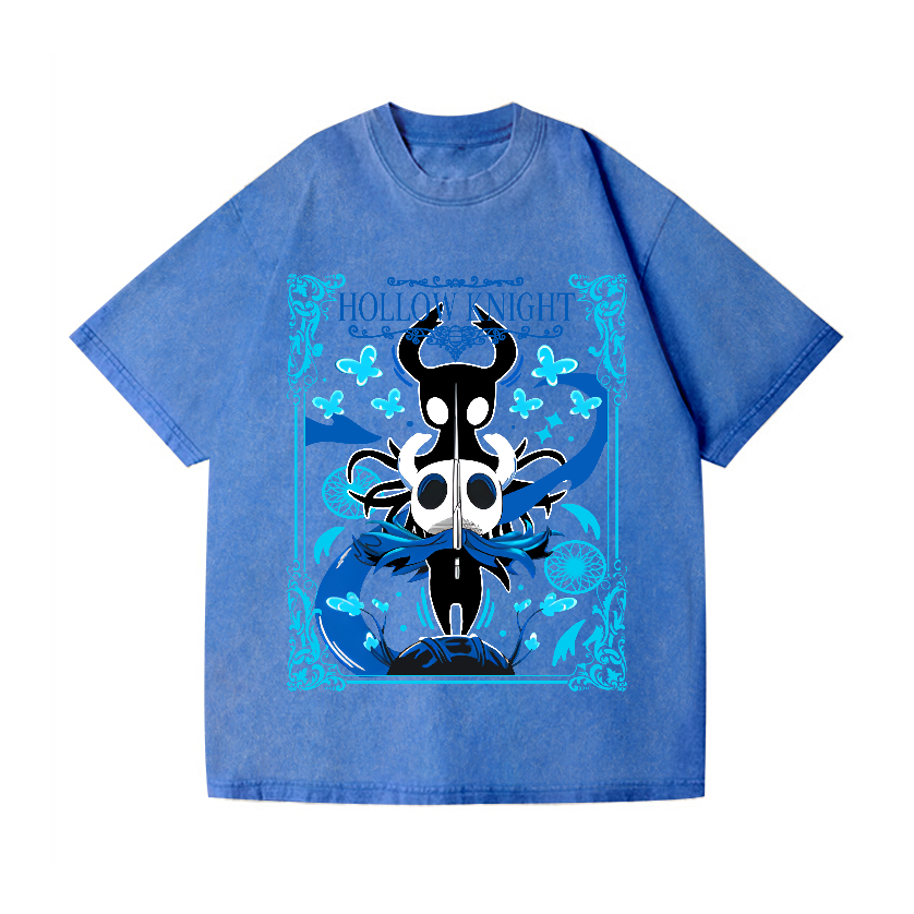 Hollow Knight Vintage Wash Japanese Design T-Shirt