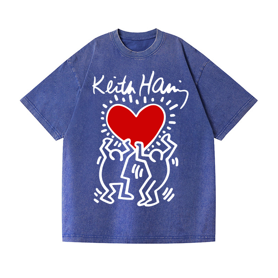 Keith Haring Vintage Wash Japanese Design T-Shirt