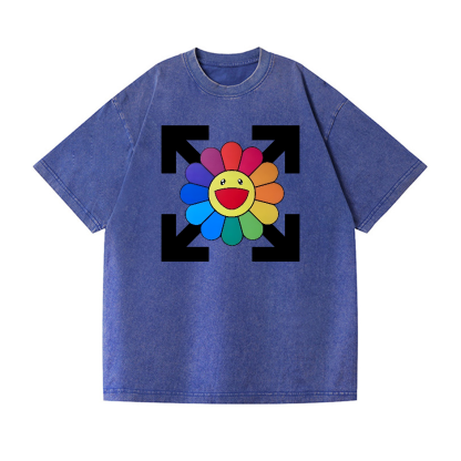 Sunflower TM Vintage Wash Japanese Design T-Shirt