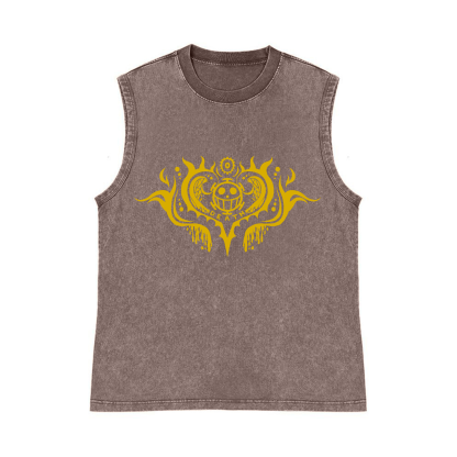 OP Pure Cotton Wash-Dyed Sleeveless Tank Top