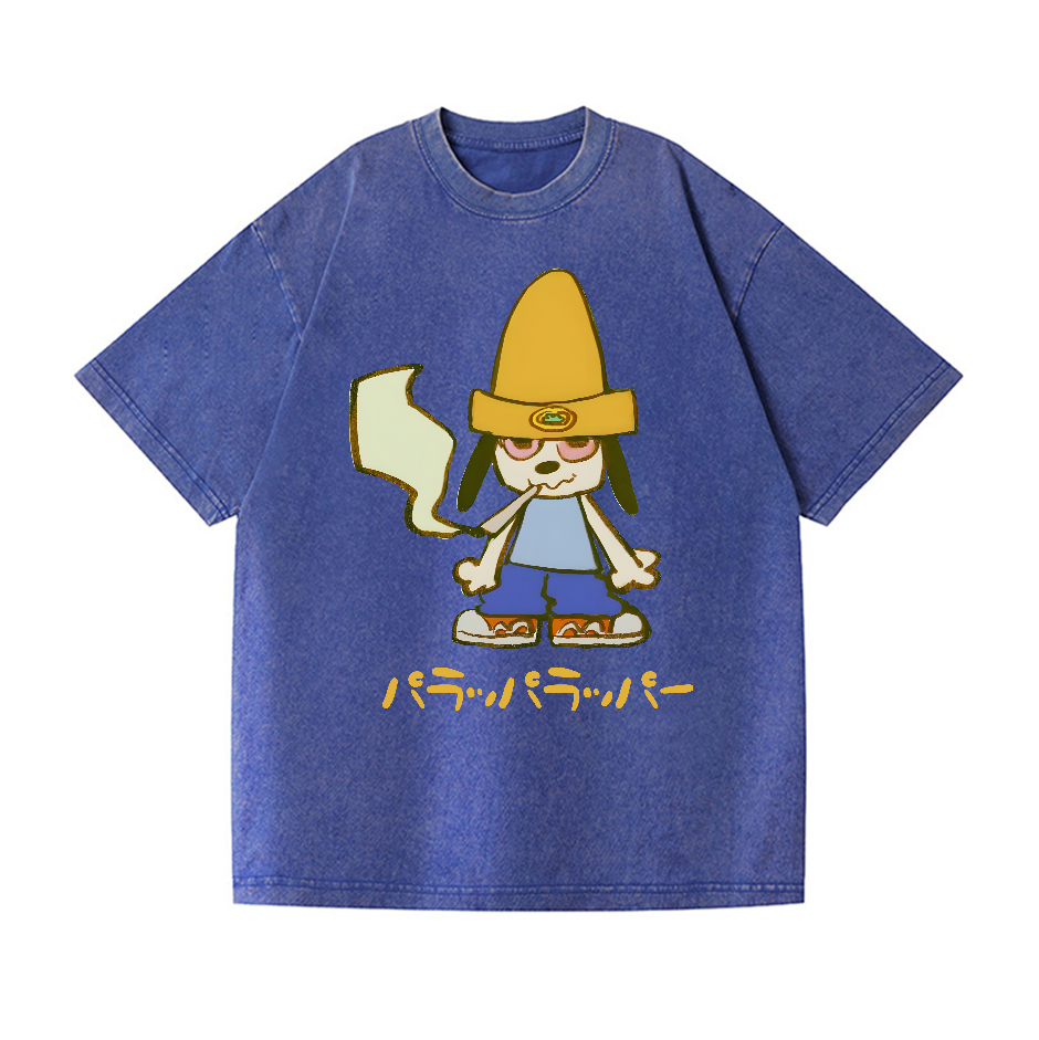 Parappa the Rapper Vintage Wash Japanese Design T-Shirt