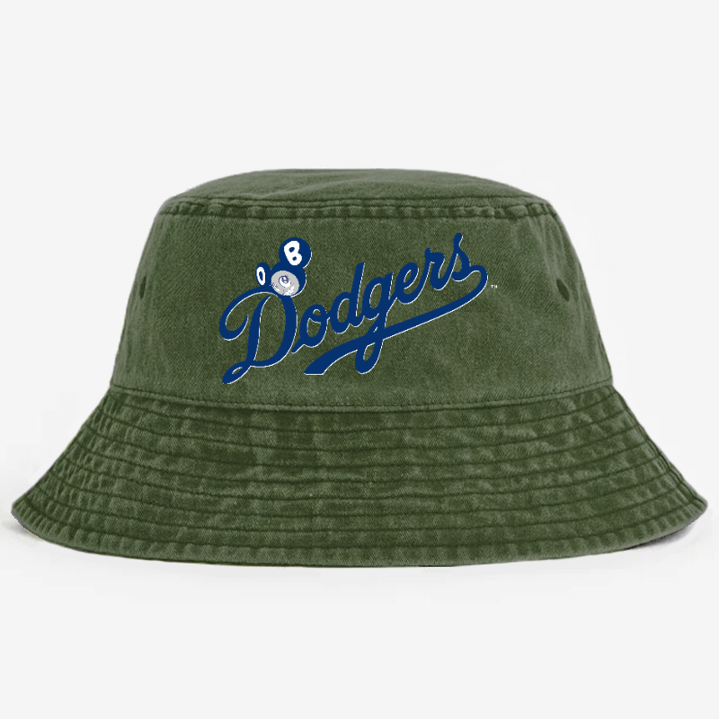 Dodgers Japan Sunflowe TM Vintage 100% Cotton Bucket Hat