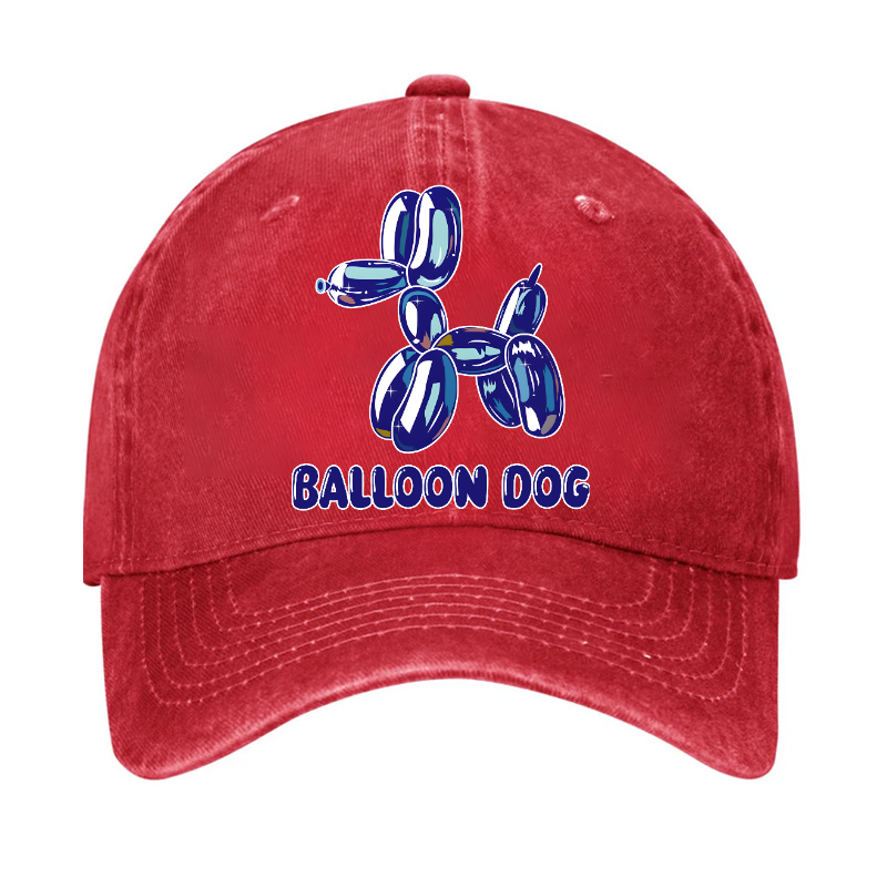 Koons Balloon Dog Vintage Cotton Cap