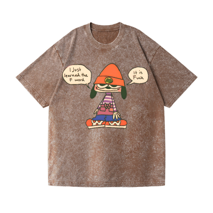 Parappa the Rapper Vintage Wash Japanese Design T-Shirt