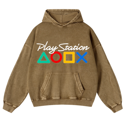 PS Vintage Washed Thick Cotton Hoodie