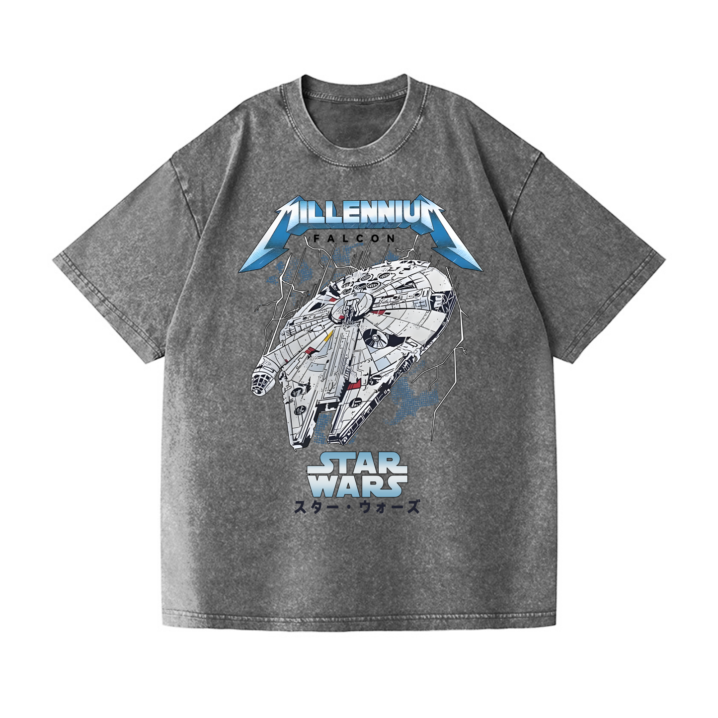Star Wars Vintage Wash Japanese Design T-Shirt
