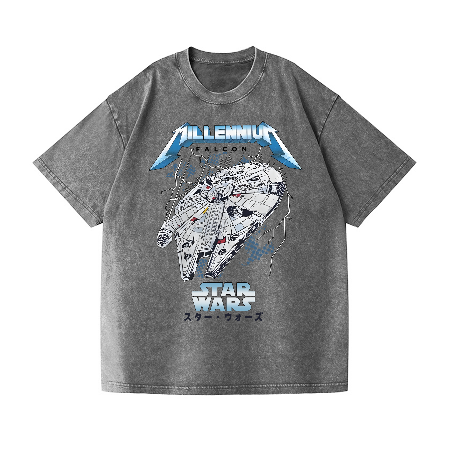 Star Wars Vintage Wash Japanese Design T-Shirt