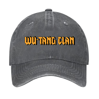 Wu Tang Clan Text Vintage Cotton Cap