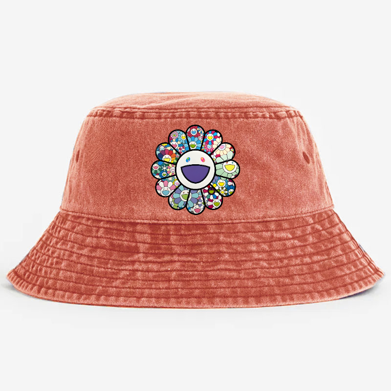 Sunflower TM Vintage 100% Cotton Bucket Hat
