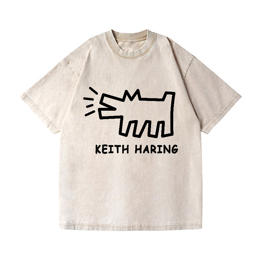 Keith Haring Vintage Wash Japanese Design T-Shirt