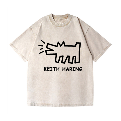 Keith Haring Vintage Wash Japanese Design T-Shirt