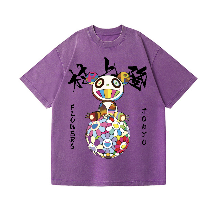 Panda TM Vintage Wash Japanese Design T-Shirt