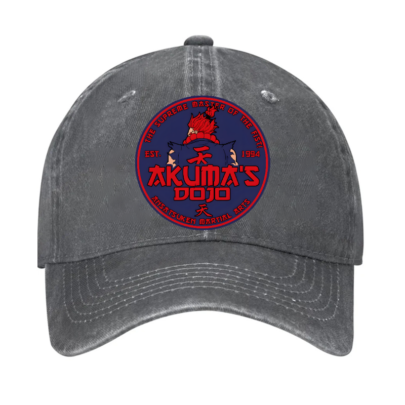 Street Fighter Akuma Vintage Cotton Cap