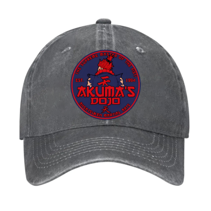 Street Fighter Akuma Vintage Cotton Cap