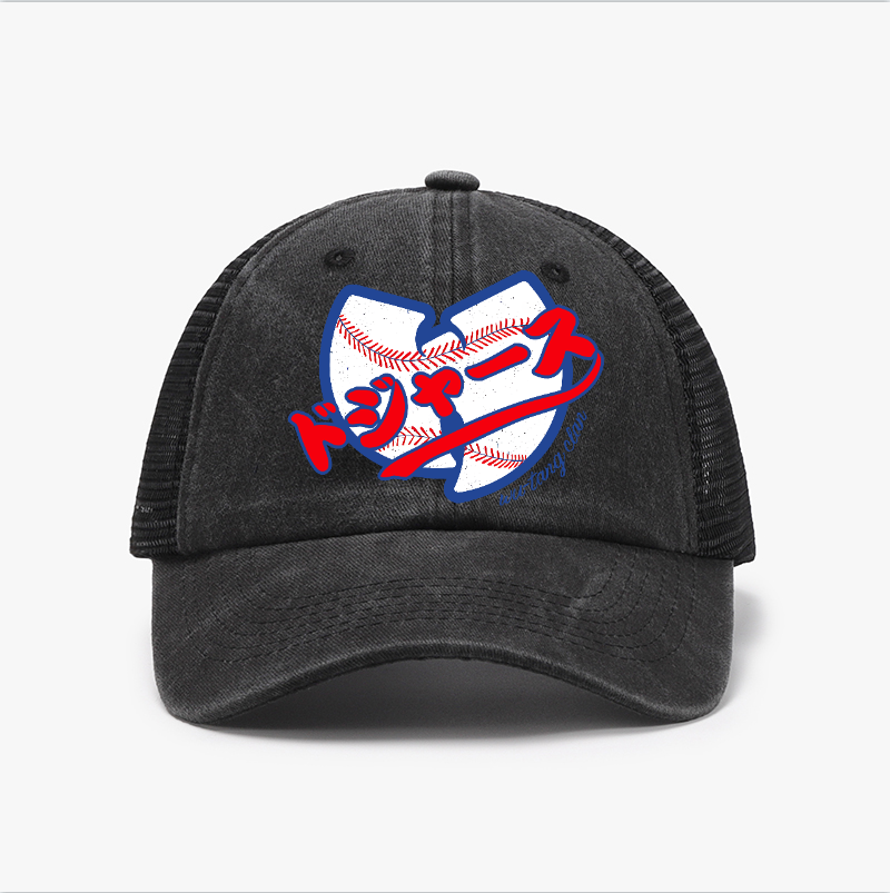 Dodgers Dream Wu Tang Clan Baseball Vintage Cotton Breathable Hat