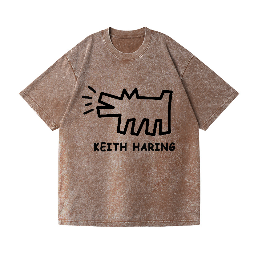 Keith Haring Vintage Wash Japanese Design T-Shirt
