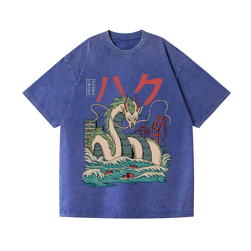 Ghibli Vintage Wash Japanese Design T-Shirt