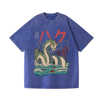 Ghibli Vintage Wash Japanese Design T-Shirt