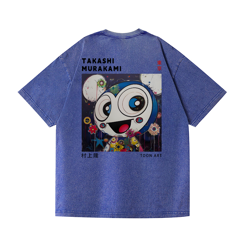 TM Vintage Wash Japanese Design Back Art T-Shirt