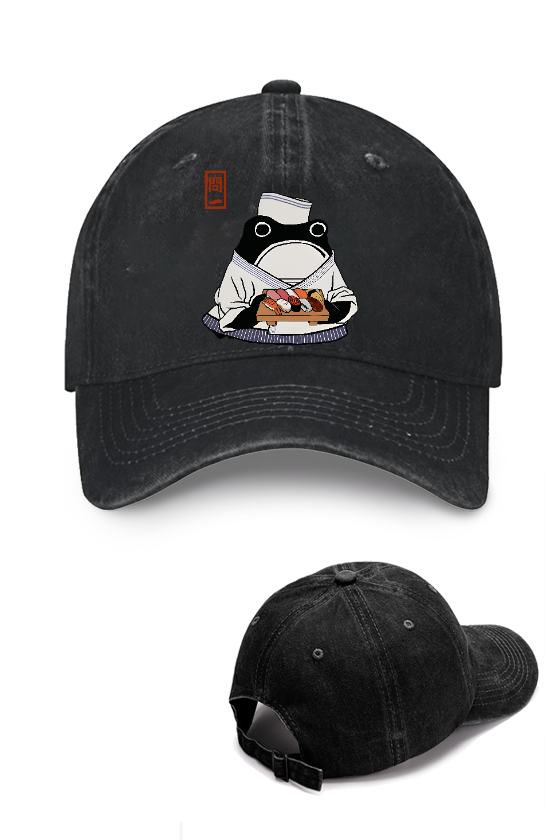 Sushi Matsumoto Hoji Frog Vintage Cotton Cap