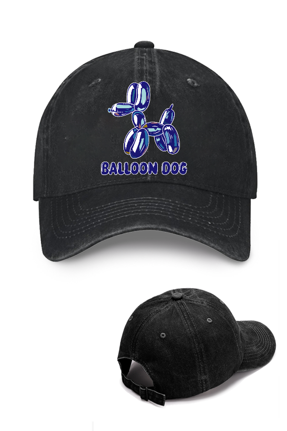 Koons Balloon Dog Vintage Cotton Cap