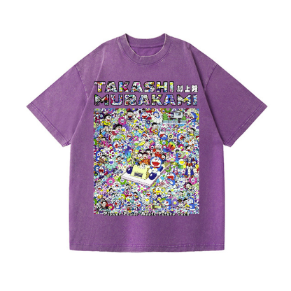 Doraemon TM Vintage Wash Japanese Design T-Shirt