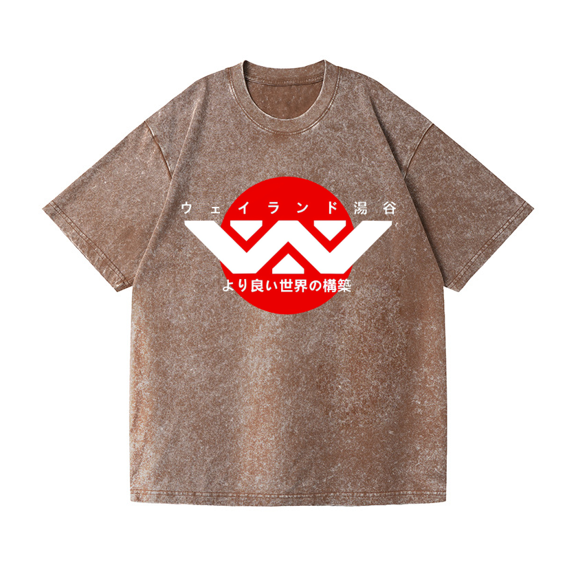 Weyland Alien Vintage Wash Japanese Design T-Shirt