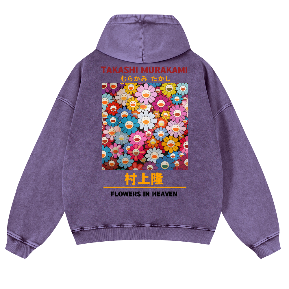 TM Vintage Washed Cotton Back Art Hoodie