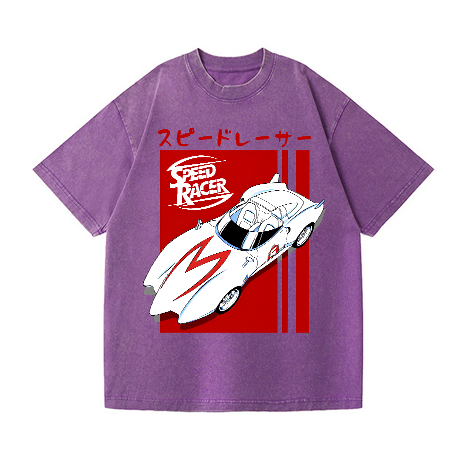 Speed Racer Vintage Wash Japanese Design T-Shirt