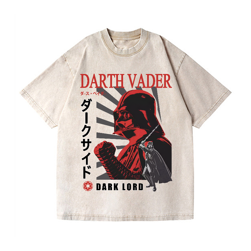 Star Wars Darth Vader Vintage Wash Japanese Design T-Shirt