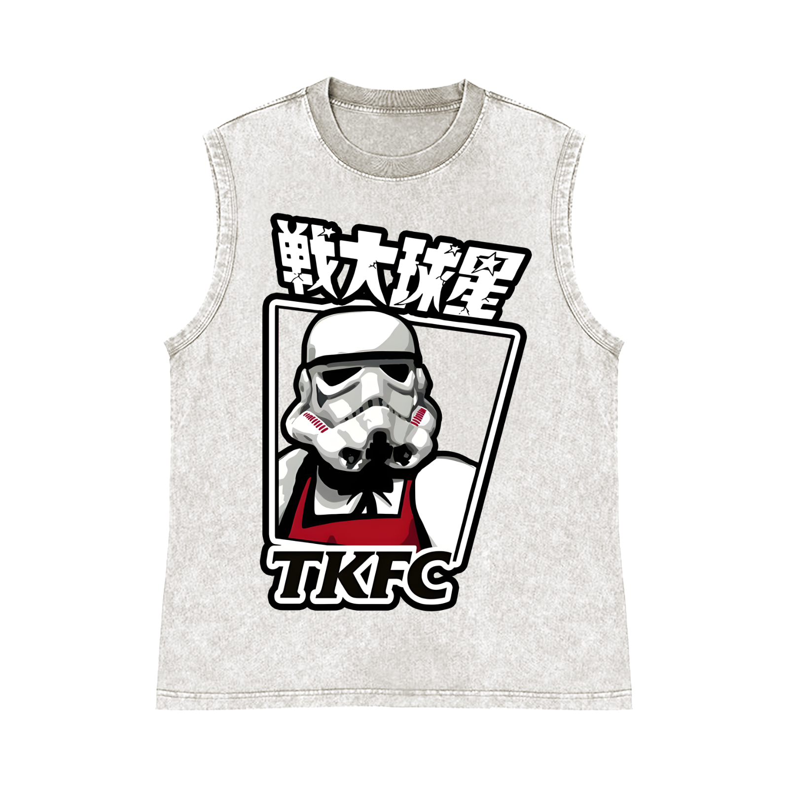 Star Wars TKFC Pure Cotton Wash-Dyed Sleeveless Tank Top