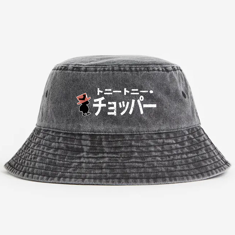 OP Tony Tony Chopper Vintage 100% Cotton Bucket Hat