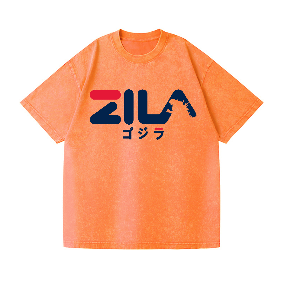 Godzilla Vintage Wash Japanese Design T-Shirt