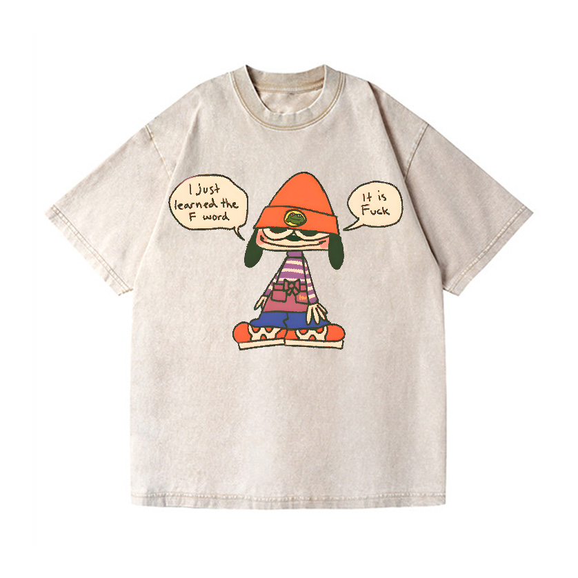 Parappa the Rapper Vintage Wash Japanese Design T-Shirt