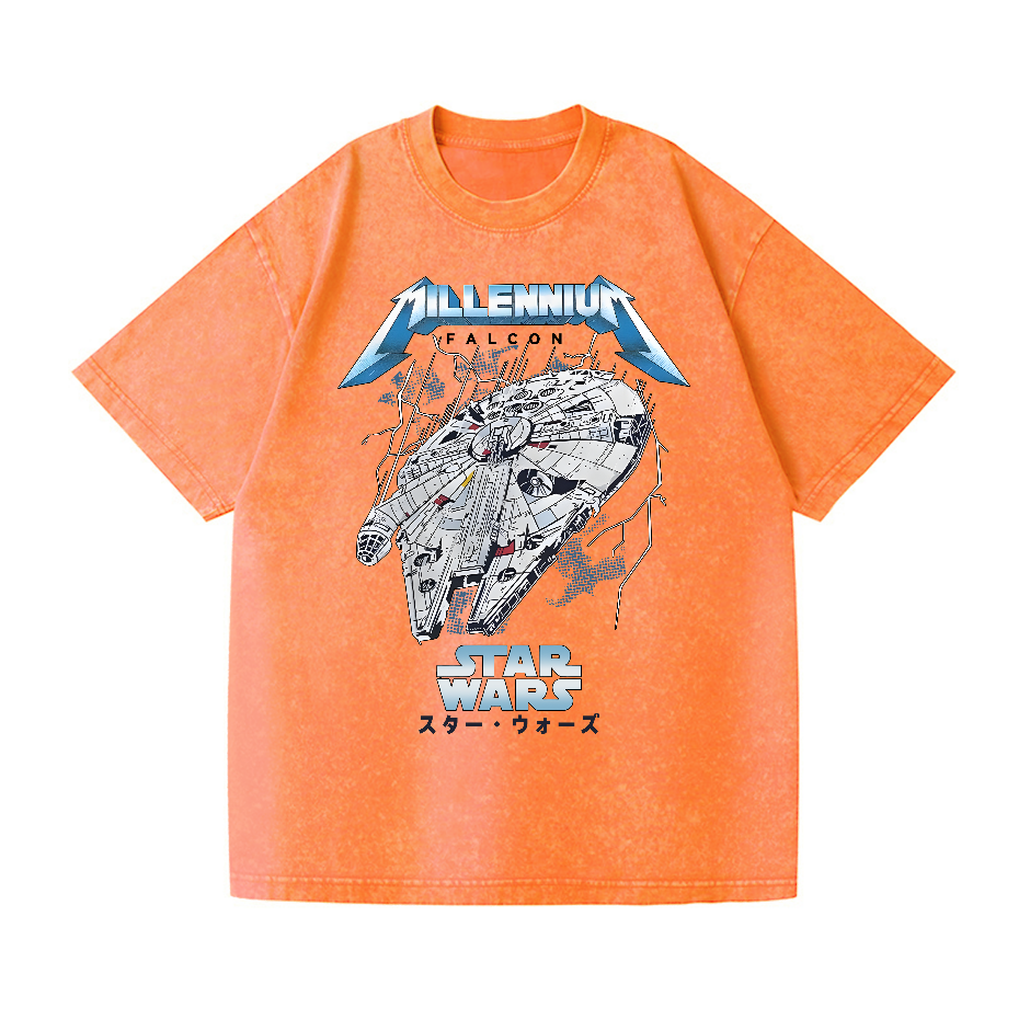 Star Wars Vintage Wash Japanese Design T-Shirt