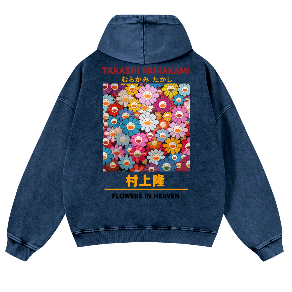 TM Vintage Washed Cotton Back Art Hoodie