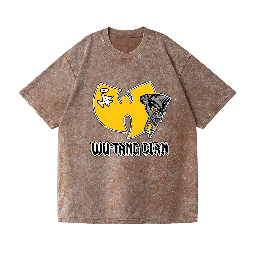 Wu Tang MF Doom Vintage Wash Japanese Design T-Shirt