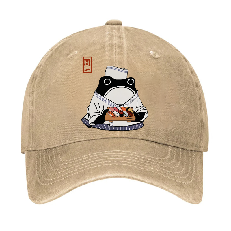 Sushi Matsumoto Hoji Frog Vintage Cotton Cap