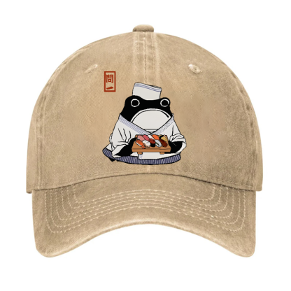 Sushi Matsumoto Hoji Frog Vintage Cotton Cap