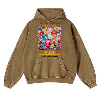 Sunflower TM Vintage Washed Thick Cotton Hoodie