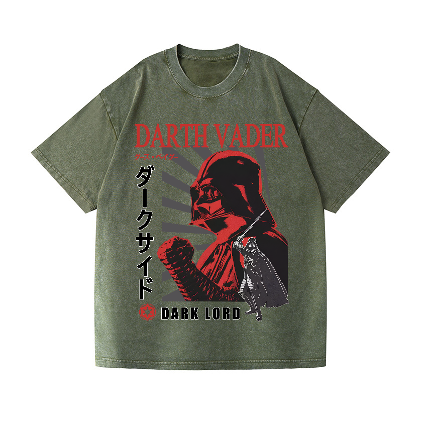 Star Wars Darth Vader Vintage Wash Japanese Design T-Shirt
