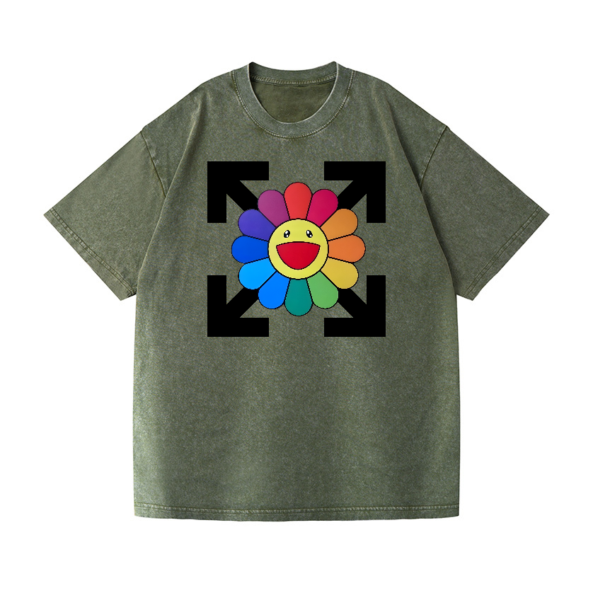 Sunflower TM Vintage Wash Japanese Design T-Shirt