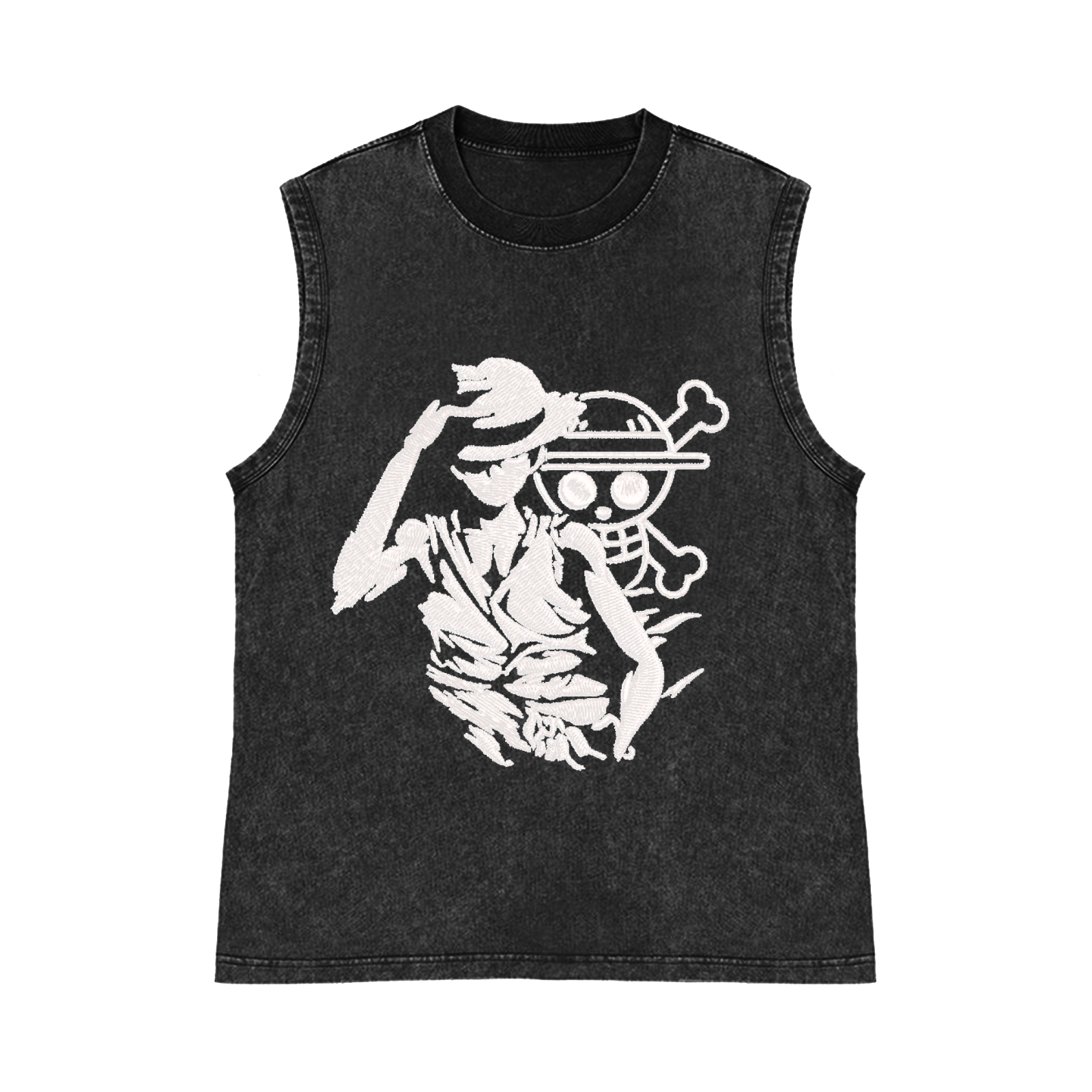 OP Pure Cotton Wash-Dyed Sleeveless Tank Top