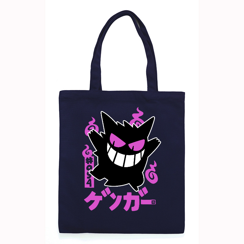 Gengar Japanese Style Canvas Tote Bag