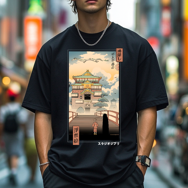 Ghibli Spirited Away Japanese Style Classic Tee