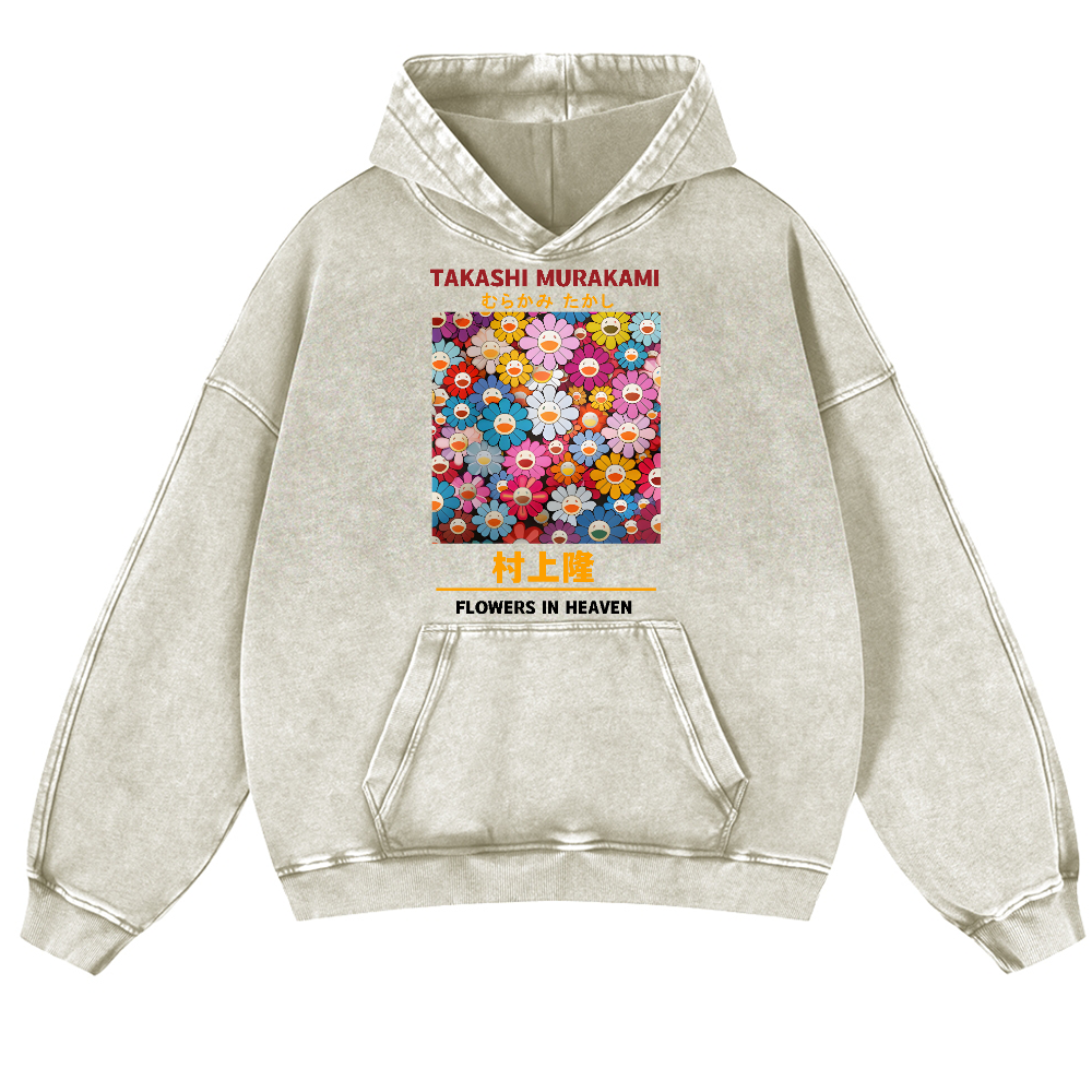 Sunflower TM Vintage Washed Thick Cotton Hoodie