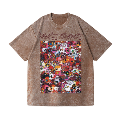 Skull TM Vintage Wash Japanese Design T-Shirt