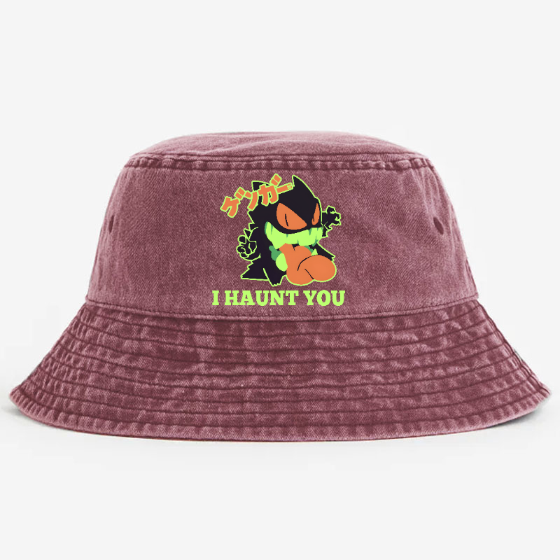 Gengar Vintage 100% Cotton Bucket Hat