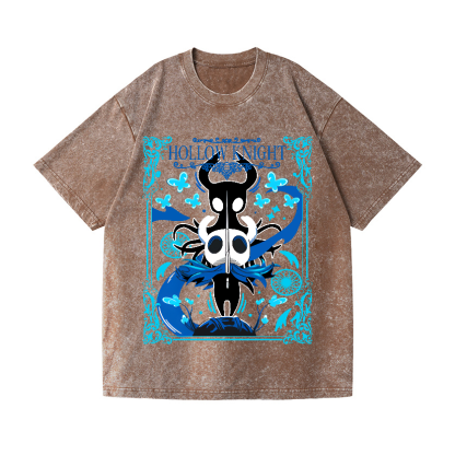 Hollow Knight Vintage Wash Japanese Design T-Shirt